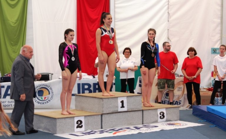 Ginnastica artistica, la vibonese Alessia Palmieri è vice campione d’Italia