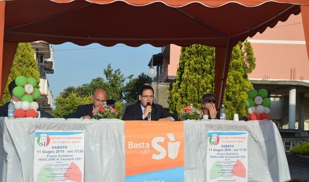 Referendum, a Cessaniti in campo i sostenitori del SI