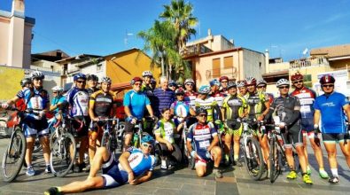 In sella con Francesco Moser a sostegno delle popolazioni colpite dal sisma