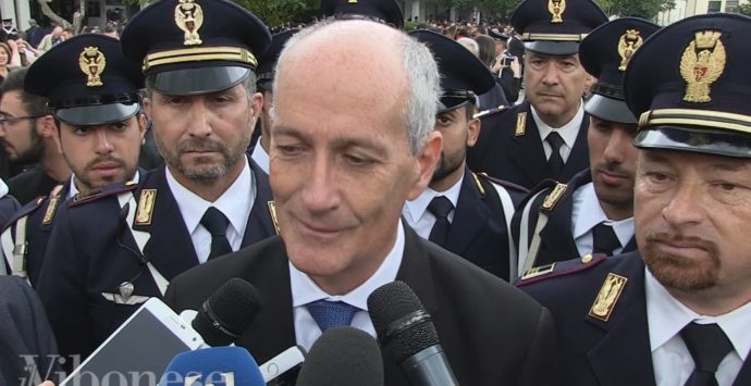 VIDEO | Gabrielli a Vibo: «Ancora incerto il futuro della scuola di Polizia»