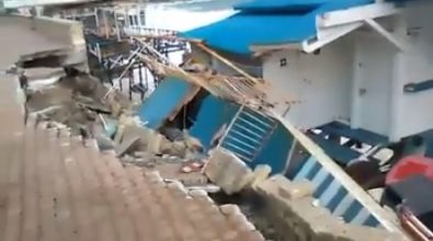 VIDEO | Tropea e la costa vibonese flagellate dalle mareggiate