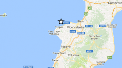 Terremoto, scossa lungo la costa Vibonese fra Tropea e Parghelia