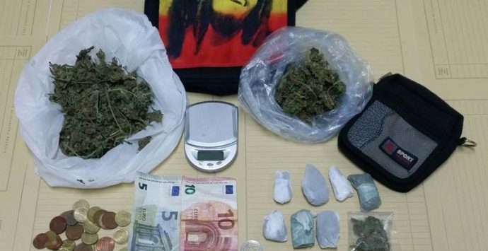 Pizzo, spaccio e detenzione di marijuana: un arresto e una denuncia