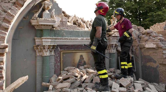 Recupero delle opere d’arte in caso di terremoti, briefing a Soriano