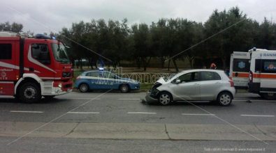 Incidente stradale a Vibo, due feriti