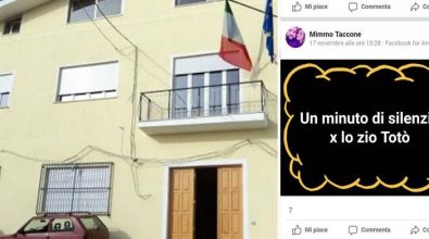 Muore Totò Riina e nel Vibonese un consigliere chiede su facebook un minuto di silenzio per “zio Totò”