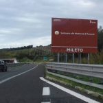 Il cartellone dell'Anas che non piace ai miletesi