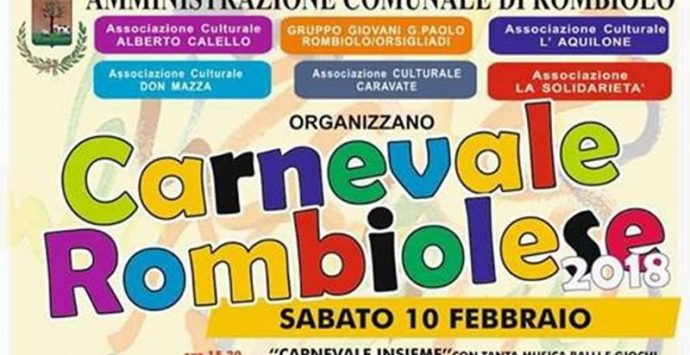 Carnevale 2018 | A Rombiolo tutto pronto per una festa all’insegna dell’unità