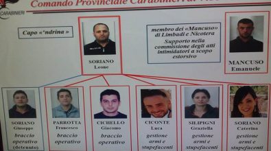 ‘Ndrangheta: operazione contro il clan Soriano di Filandari, in 15 a giudizio