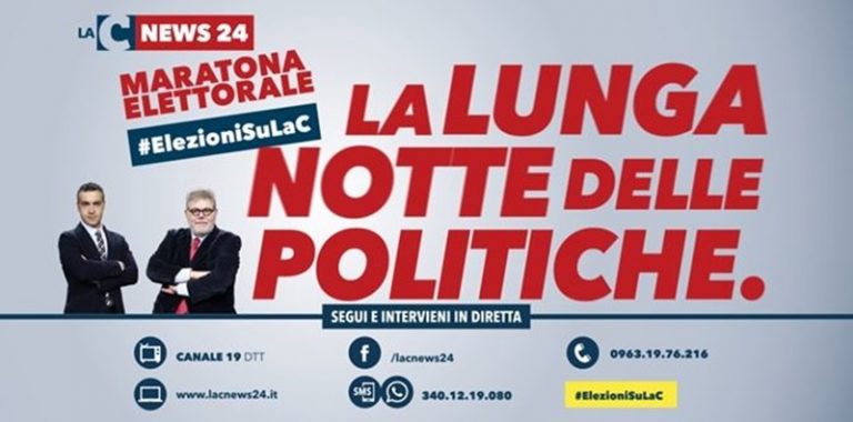 Politiche 2018 | La maratona elettorale su LaC Tv (VIDEO)