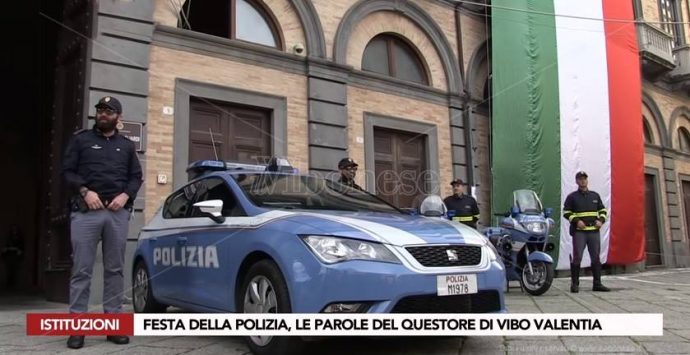 Festa della Polizia a Vibo: “Grande impegno contro la criminalità” (VIDEO)