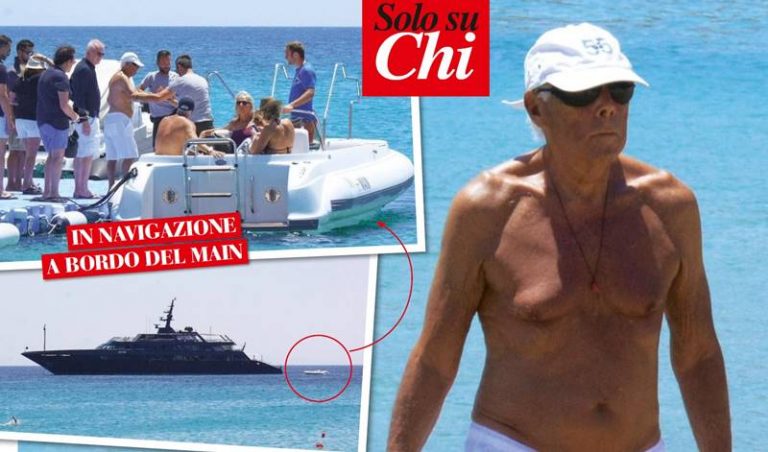 Giorgio Armani sceglie Tropea per festeggiare il suo compleanno