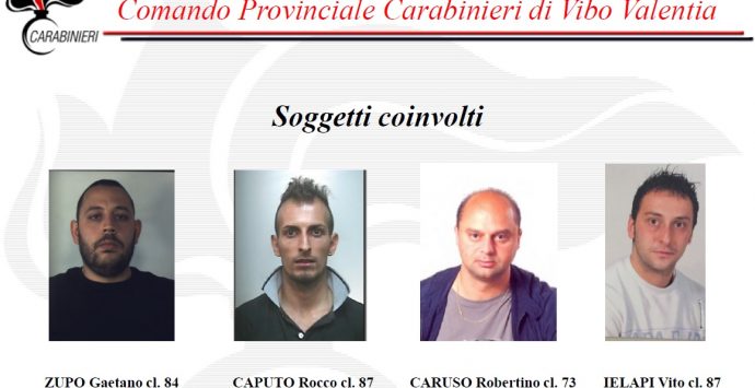 Spaccio di cocaina nell’Angitolano e a Mileto, ecco le accuse ai 4 arrestati (VIDEO)