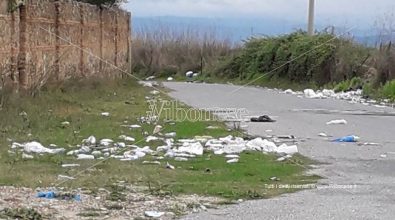 Rifiuti e degrado nell’area del cimitero di Vibo Valentia – Foto