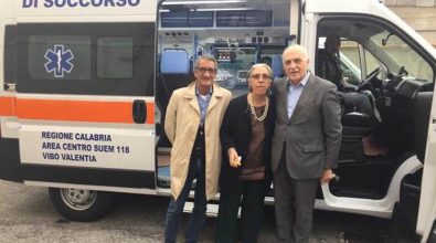 Due nuove ambulanze per l’Asp di Vibo Valentia