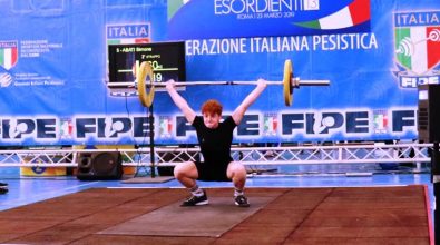 Sollevamento pesi, il trionfo di Simone Abati: è campione italiano