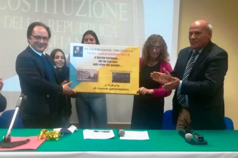 Il “Premio Galileo Galilei” al rettore dell’Istituto di criminologia Saverio Fortunato