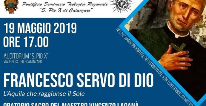 “Francesco Servo di Dio”, a Catanzaro l’Oratorio sacro ispirato a don Mottola