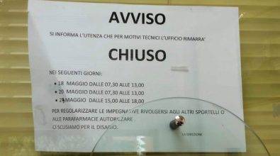 Vibo, ufficio ticket fuori uso: protesta degli utenti