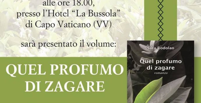 “Quel profumo di zagare”, Sara Rodolao presenta il suo romanzo a Capo Vaticano