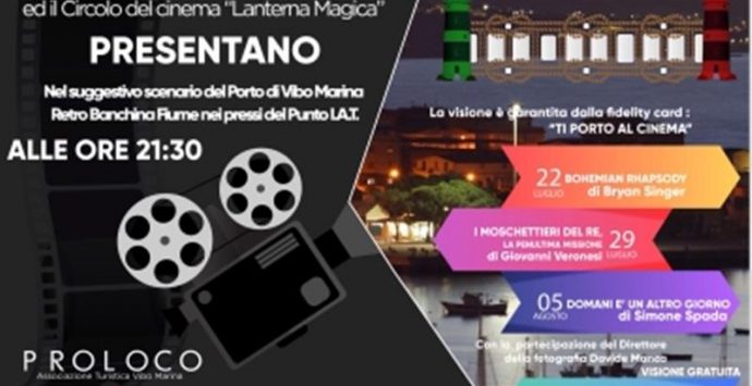 Tutto pronto al Porto di Vibo Marina per la rassegna cinematografica