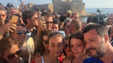 Salvini in Calabria: «Da piccolo in vacanza a Tropea, le strade mi sembrano quelle di allora»