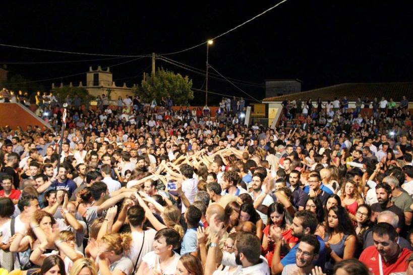 Il pubblico in una delle precedenti edizioni del Tamburello festival