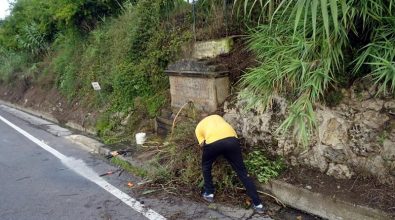 Mileto, ripulita l’intera area della fontana “I Taccuni”