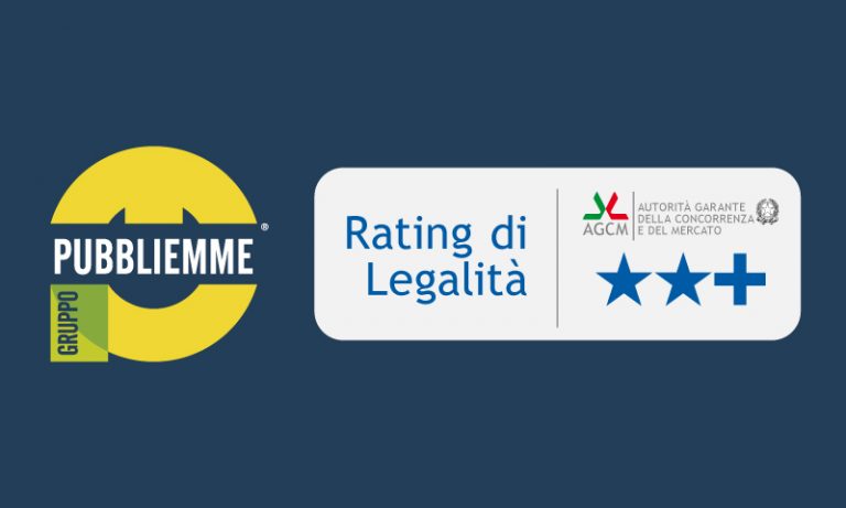 Gruppo Pubbliemme, Agcm certifica Rating di legalità con punteggio altissimo