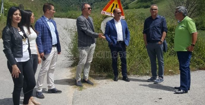 Strada chiusa fra Mileto e Dinami, incontro con la Provincia