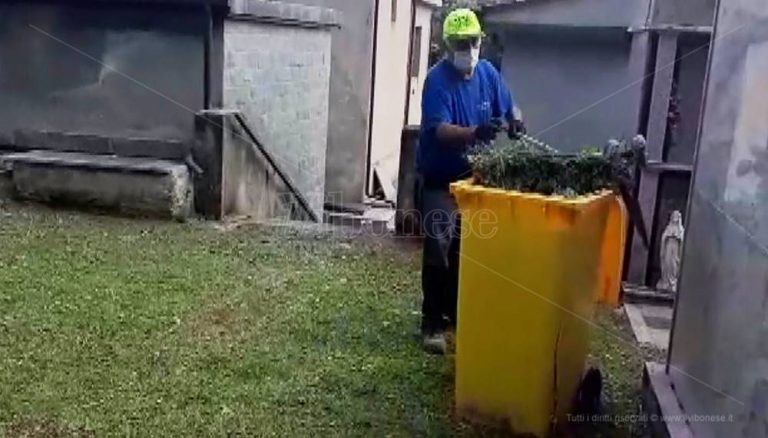 Dinami, il cimitero è in preda alle erbacce: i cittadini lo ripuliscono – Video