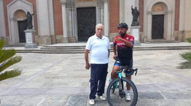 Giro d’Italia: a Mileto irrompe il ciclista pluridecorato Paolo Bettini