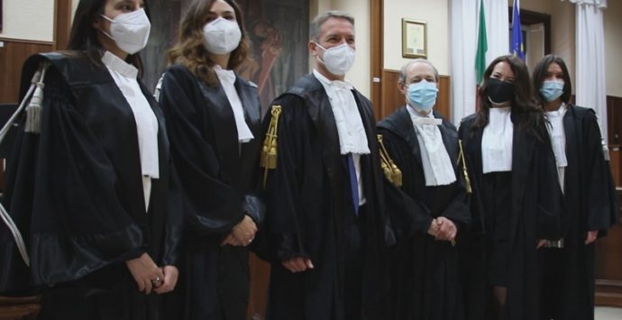 Tribunale di Vibo, quattro nuovi magistrati. «Benvenuti, questo è un posto di frontiera» – Video