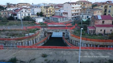 Sottopasso di Vibo Marina: l’eterna incompiuta ritorna ad allagarsi -Video