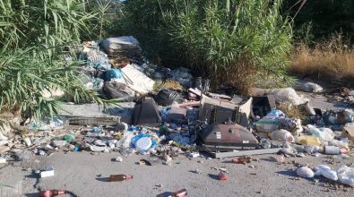 Strade invase dai rifiuti, scempio tra le frazioni Bivona e Vibo Marina -FOTO e VIDEO