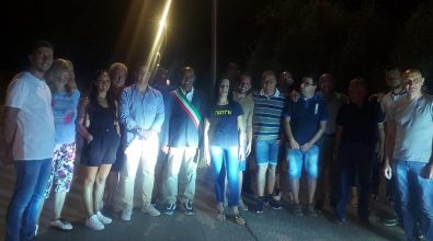 Attivato il nuovo corpo illuminante tra Mileto a Paravati