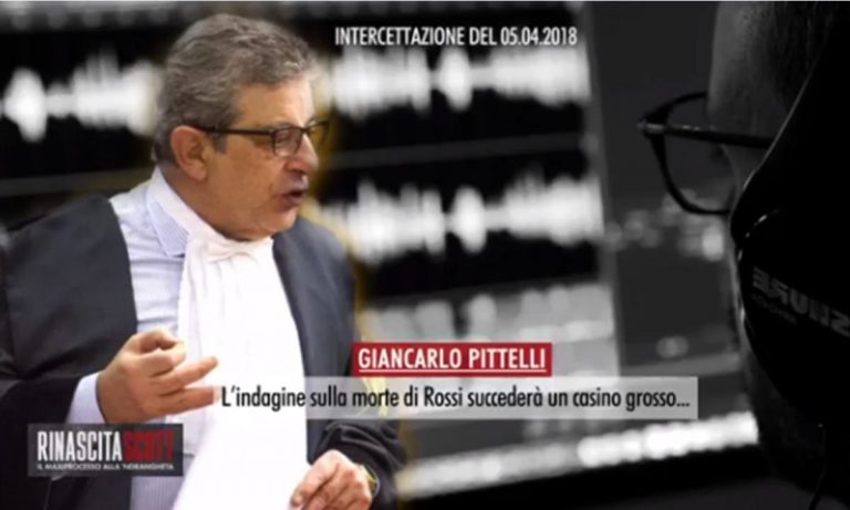 Pittelli intercettato: «David Rossi è stato ucciso». Il documento esclusivo nel format Rinascita Scott