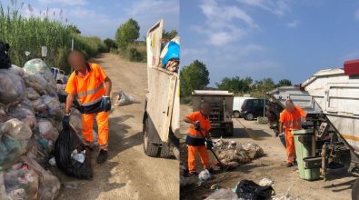 Montagne di rifiuti a pochi metri dalla spiaggia, nuove bonifiche a Briatico