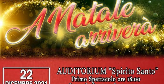 Vibo, all’auditorium Spirito Santo il recital “A Natale arriverà”