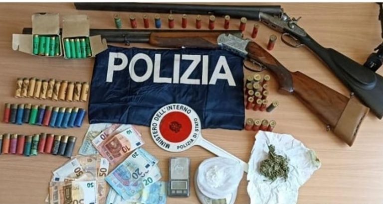 Armi e droga a Serra San Bruno: un arresto ad opera della polizia