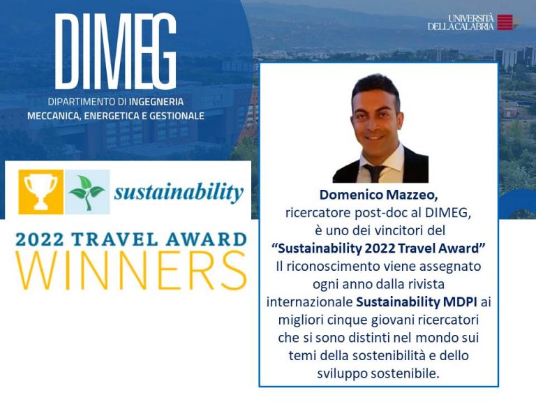 Al vibonese Mazzeo il premio internazionale “Sustainability 2022 Travel Award”