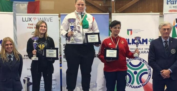 Campionato nazionale karate, la vibonese Viola Zangara conquista la medaglia d’oro