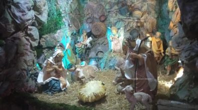 Mileto, nella basilica cattedrale realizzato un imponente presepe lungo venti metri – Video