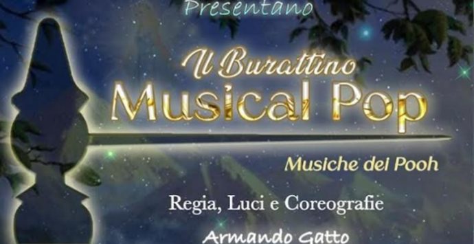 Al Cinema Moderno di Vibo Valentia lo spettacolo “Il Burattino Musical Pop”