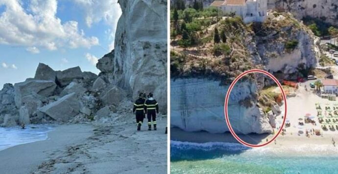 Tropea, crollo costone: Piserà scrive al prefetto affinché venga interdetta l’area