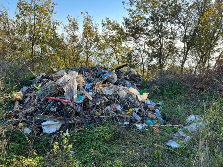 Scempio ambientale a Joppolo: i rifiuti delle spiagge gettati vicino Monte Poro – Foto