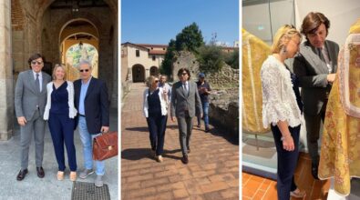 Il presidente Calabria film commission Grande in visita al museo di Soriano: «È uno scrigno prezioso»