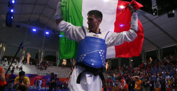 Medaglia d’oro ai Mondiali di Taekwondo per il calabrese Simone Alessio