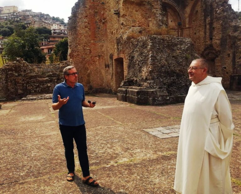 Soriano, il Priore della Certosa di Serra San Bruno in visita al Polo Museale