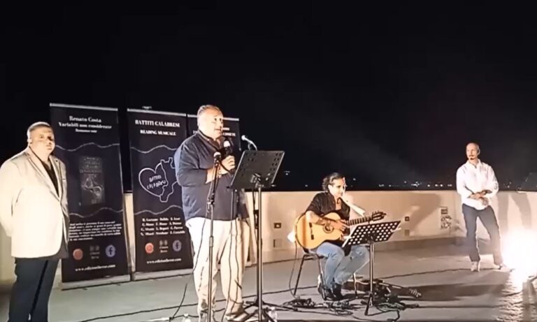 Battiti calabresi, bilancio positivo per il reading musicale promosso a Pizzo – Video